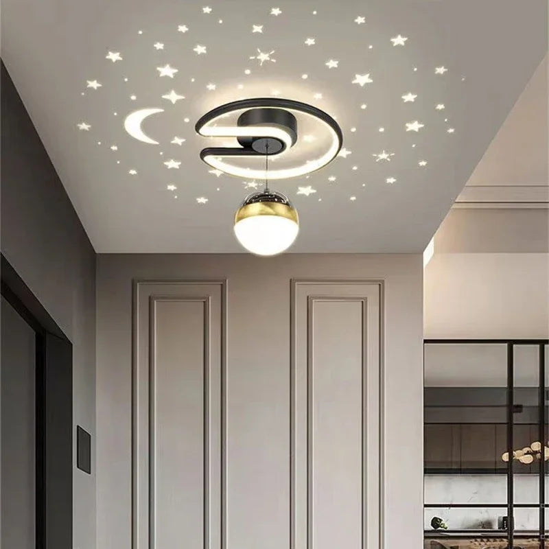 Lampade da soffitto moderne con effetto stella a LED