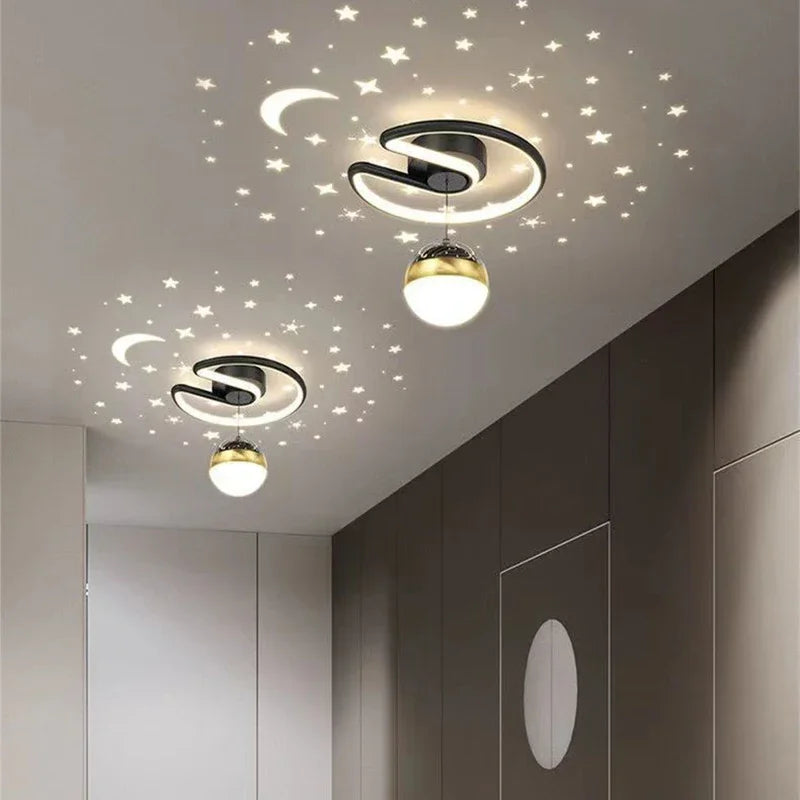 Lampade da soffitto moderne con effetto stella a LED