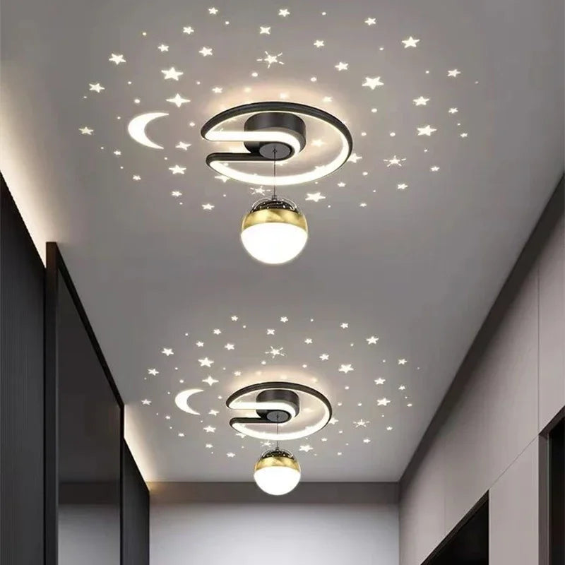 Lampade da soffitto moderne con effetto stella a LED