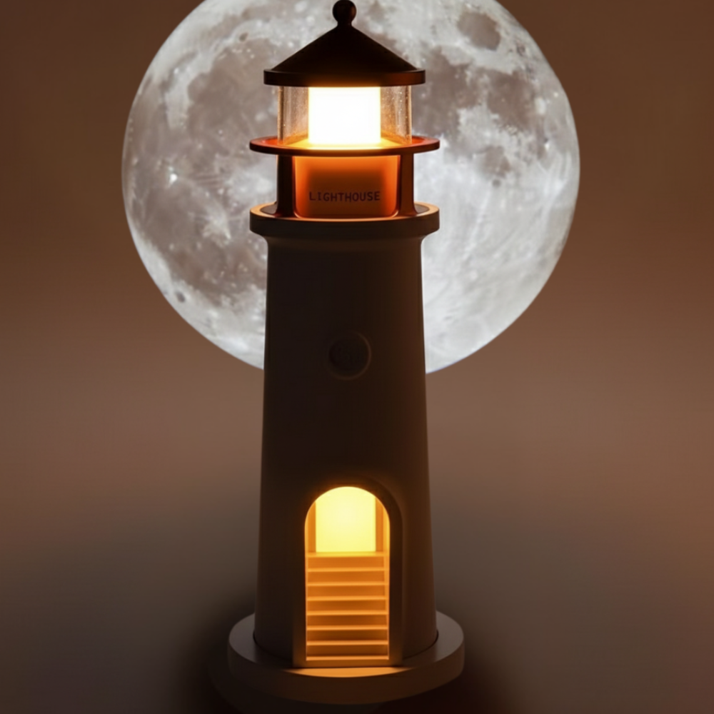 Mondlampe Leuchtturm Projektor LED Licht Bluetooth Wiederaufladbar