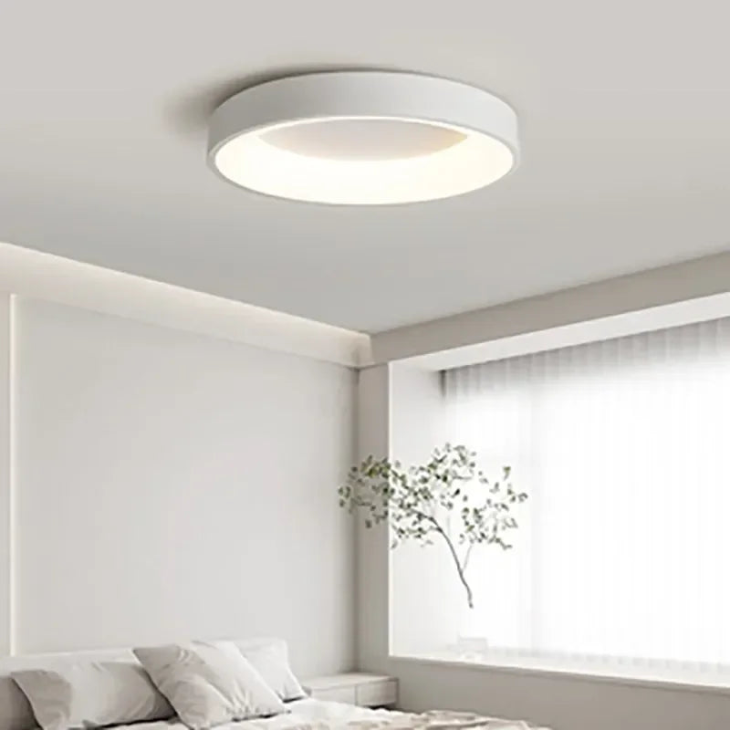 Lámpara de techo moderna redonda LED escandinava