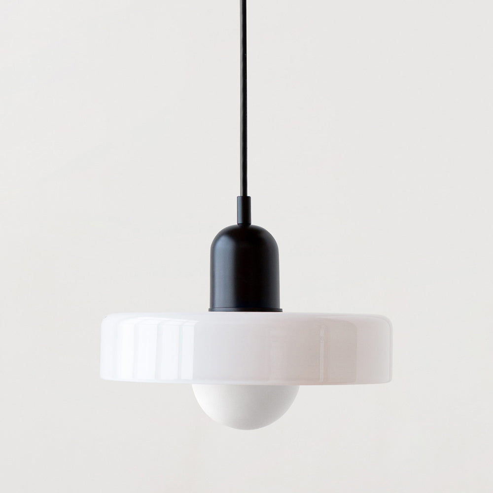 Lampada a sospensione in vetro colorato per case moderne