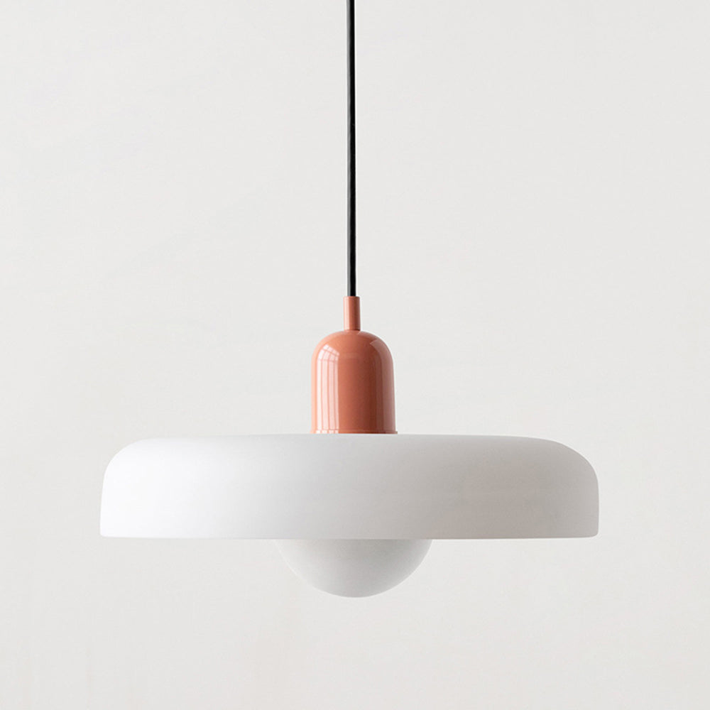 Lampada a sospensione in vetro colorato per case moderne