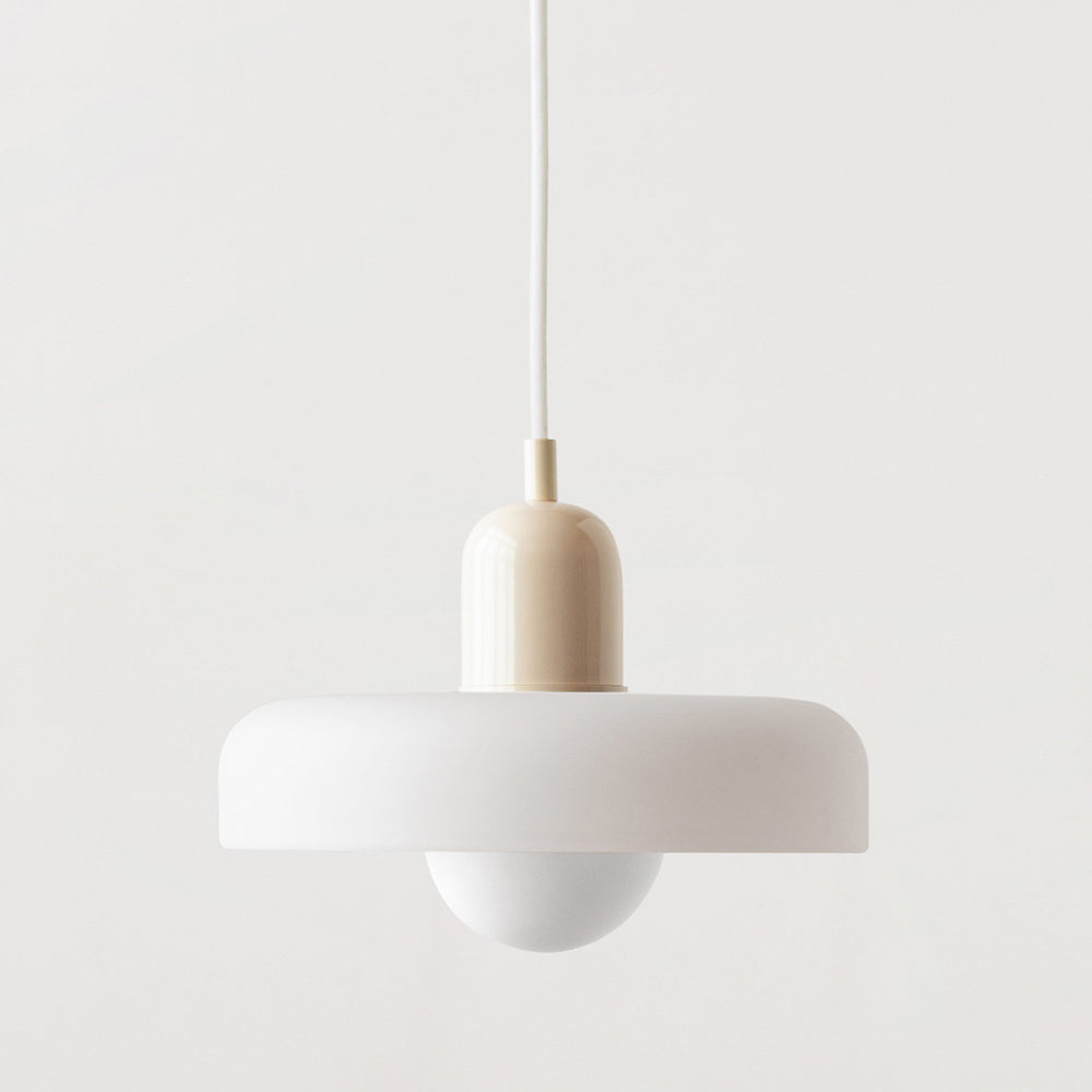 Lampada a sospensione in vetro colorato per case moderne