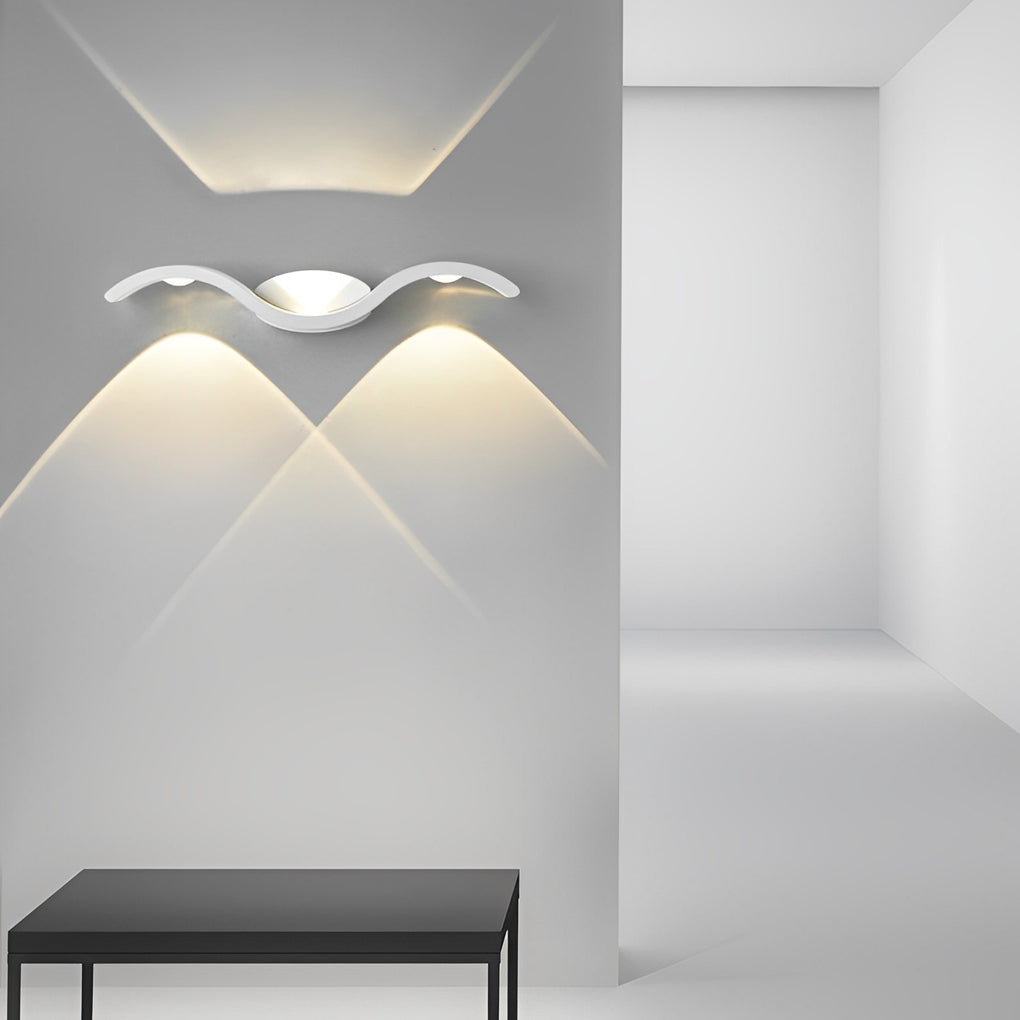 Wandlampe Modern Außen LED Auf Ab Lampe