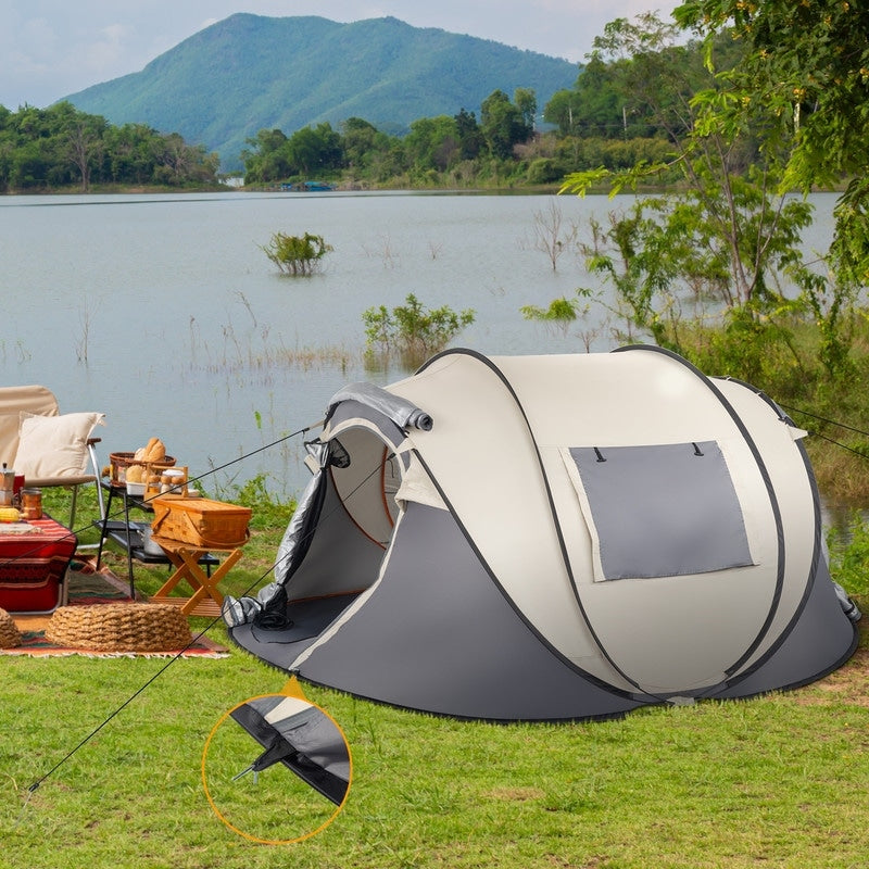 Camping Tent Waterproof Pop Up Dome Shelter
