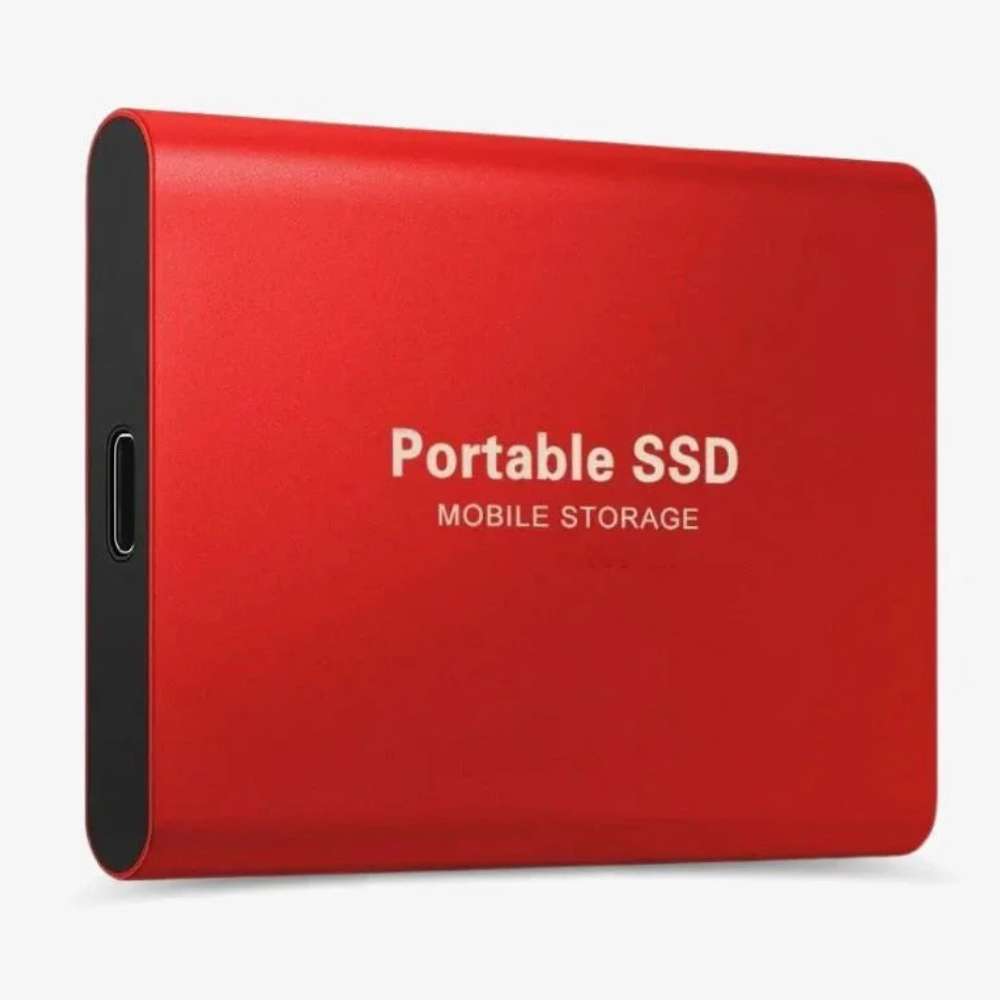 Portable SSD USB C External Aluminum Shockproof Solid State Drive