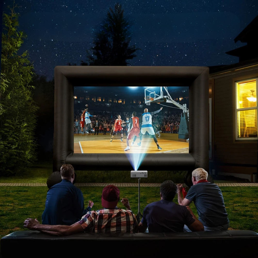 Projector Portable Mini HD LED Home Theater Outdoor 3000 Lumen