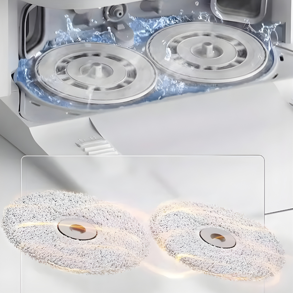 Robot Vacuum Cleaner Smart 3in1 Mop Dryer Floor Cleaning Machine
