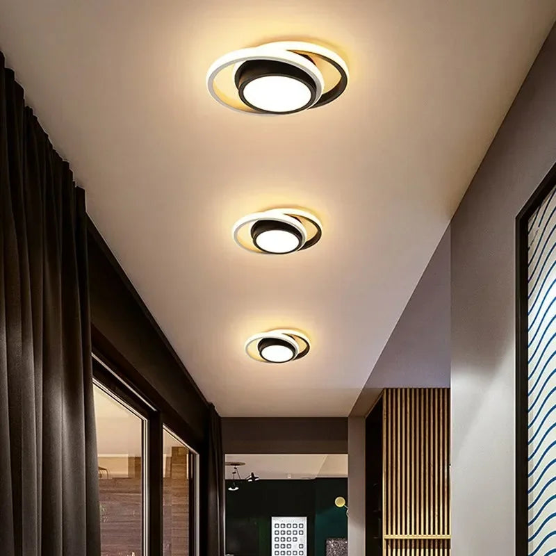 Lampada da soffitto moderna LED design in alluminio