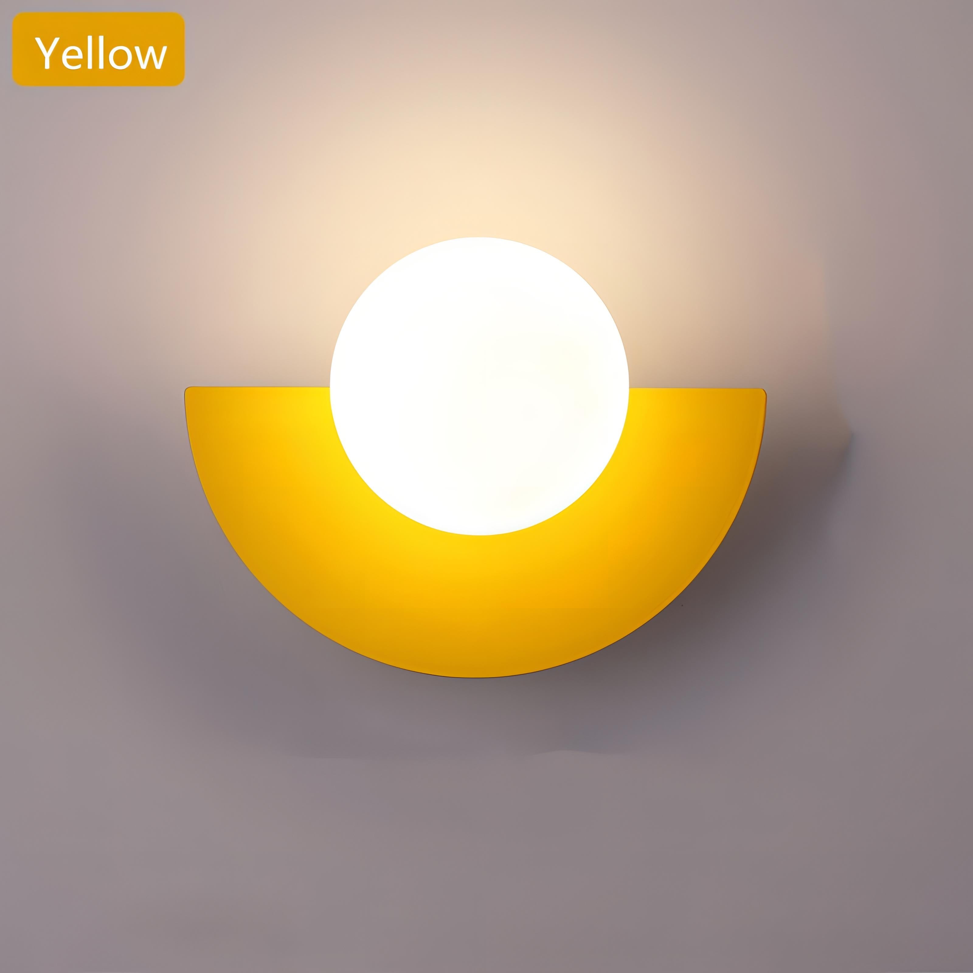 Aplique de pared nórdico LED de metal