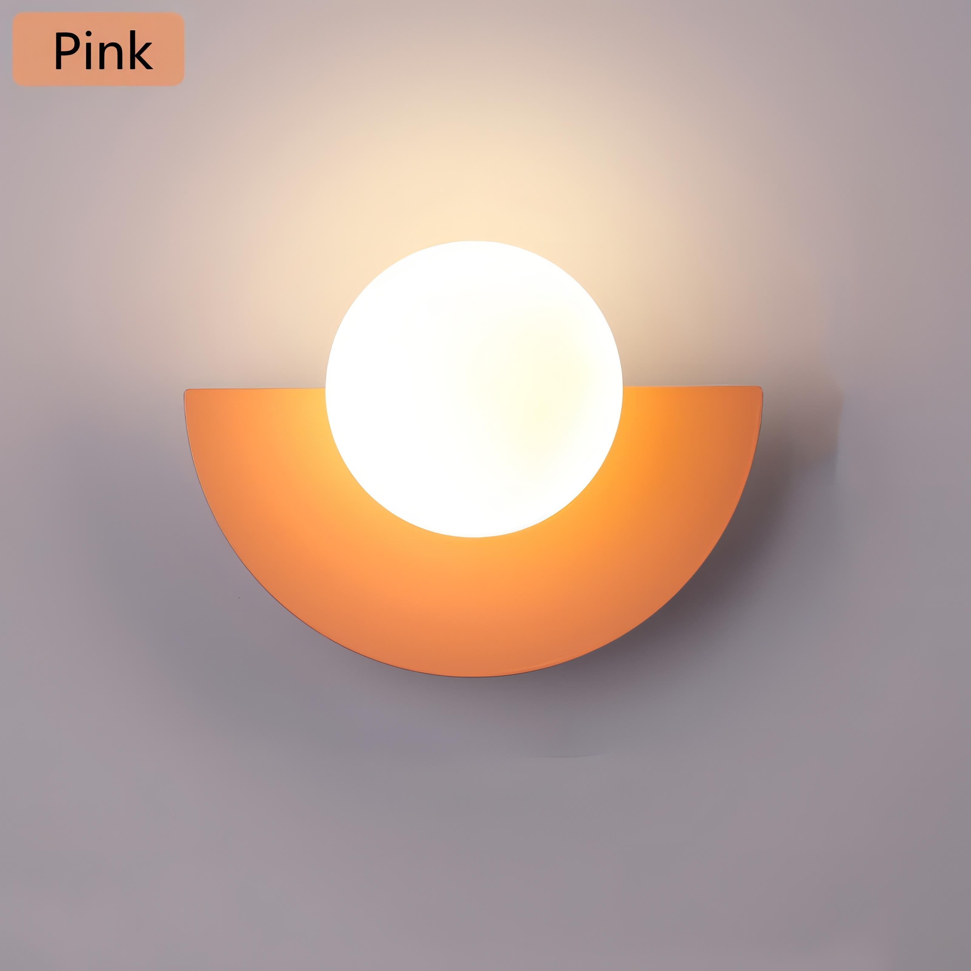 Aplique de pared nórdico LED de metal