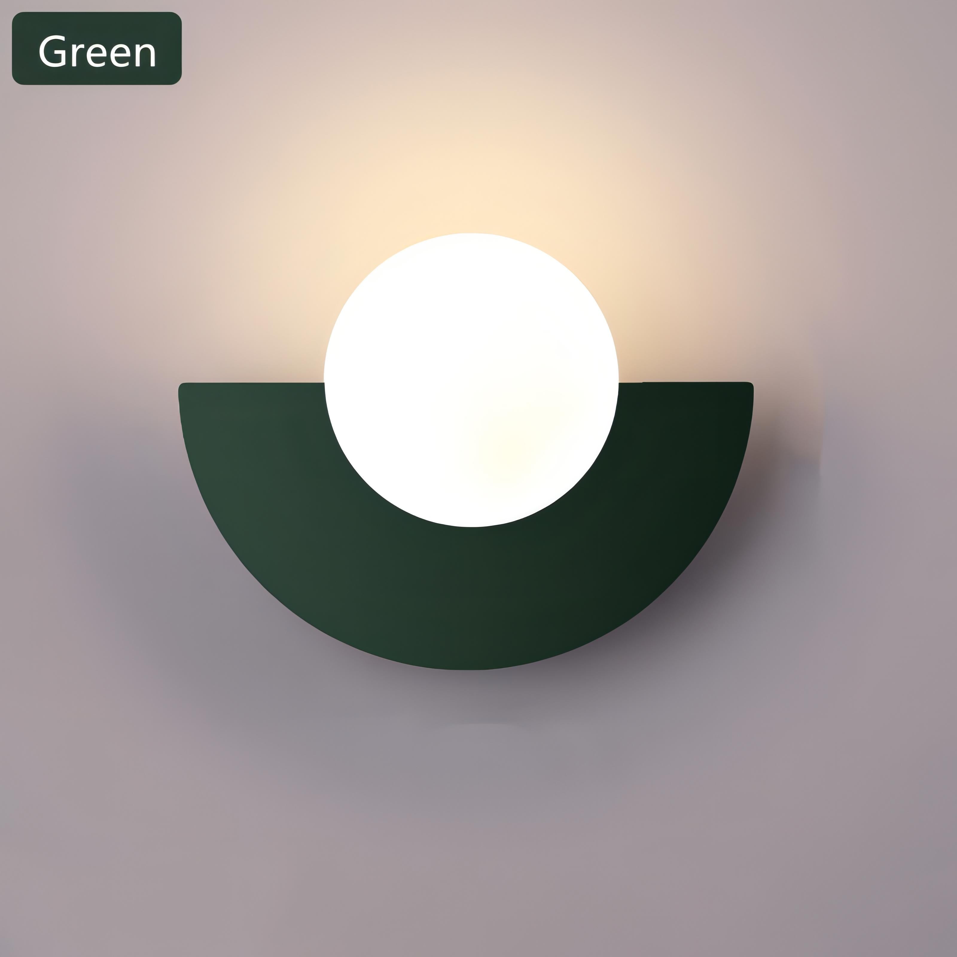 Aplique de pared nórdico LED de metal