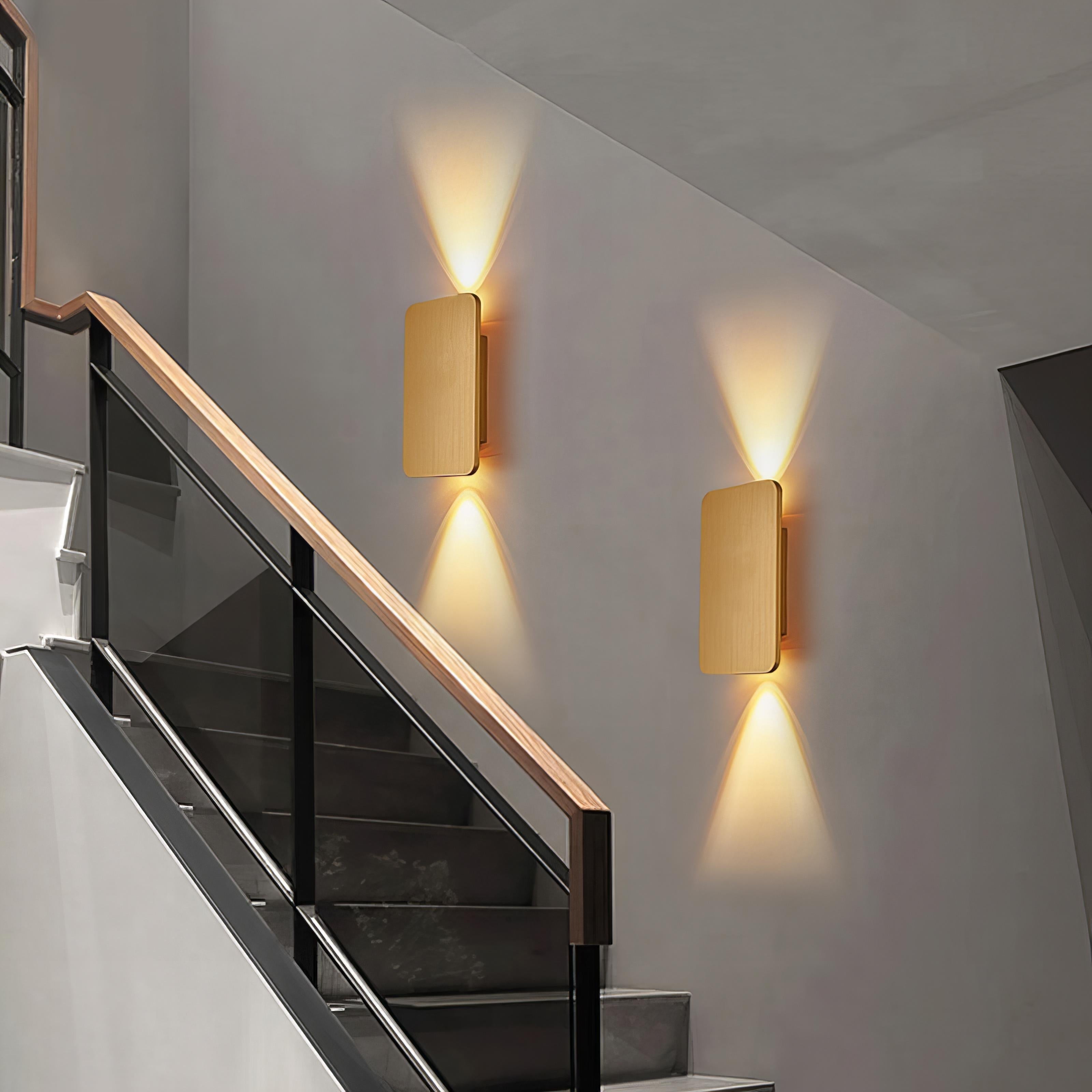 Wall Light Modern Metal Rectangular LED Indoor