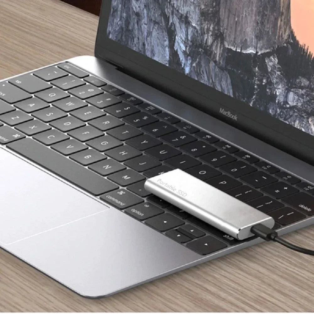 External SSD Portable USB Storage Drive Metal