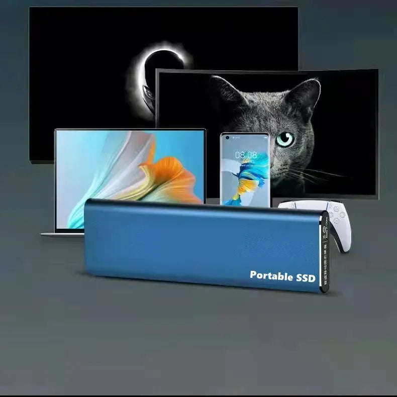 External SSD Portable USB Storage Drive Metal