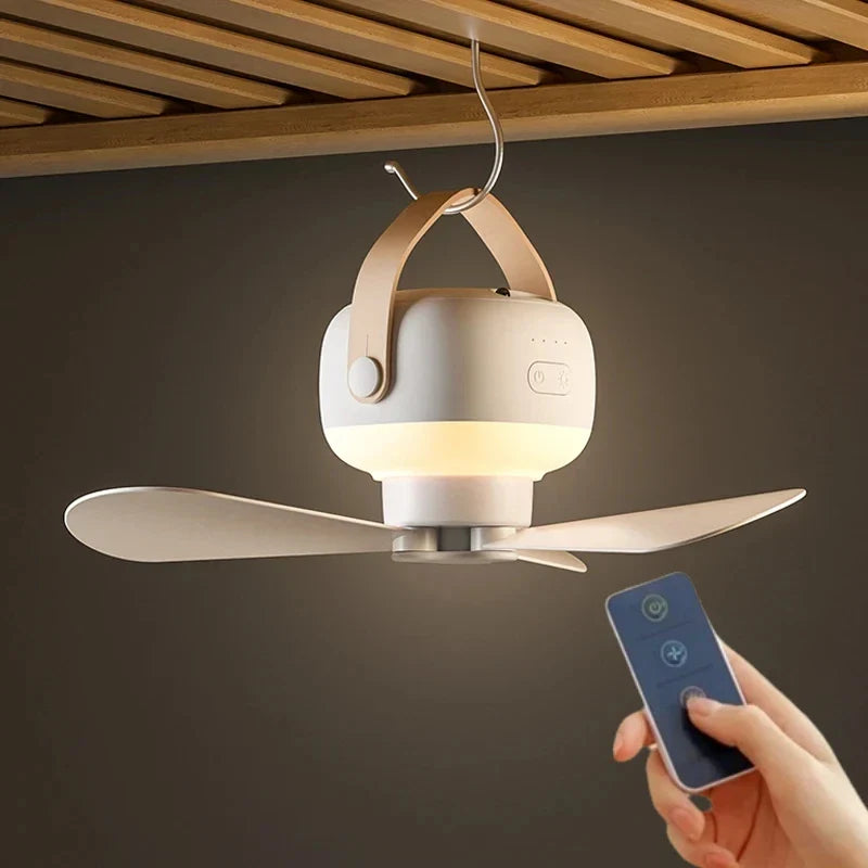 Ventilatore da soffitto con luce e telecomando