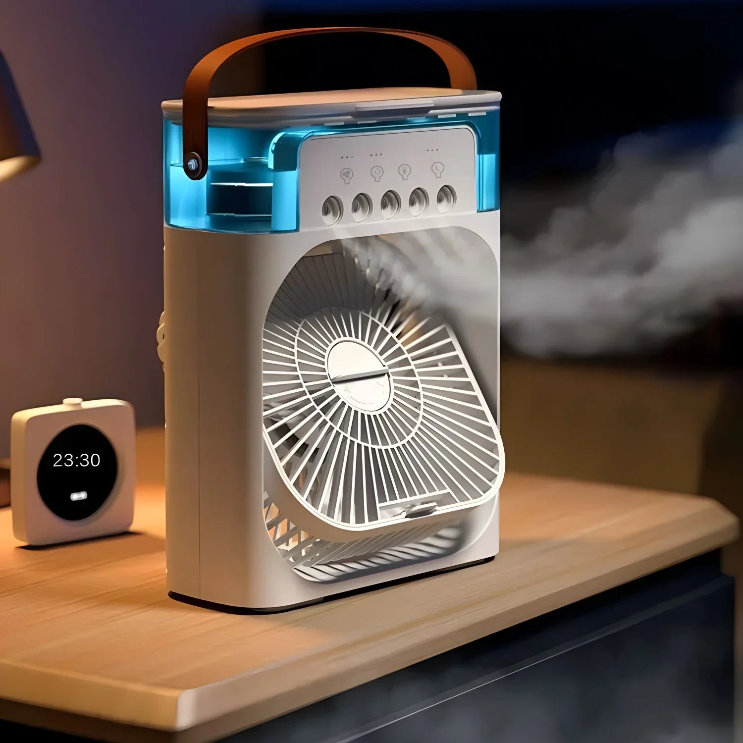 Ventilador enfriador de aire con función de luz nocturna