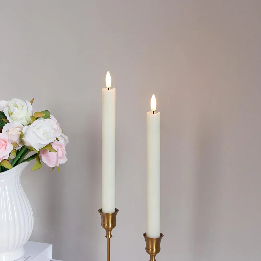 LED Candles with Realistic Flame Effect