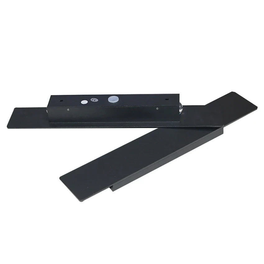 Applique murale extérieure noire LED Aluminium Moderne