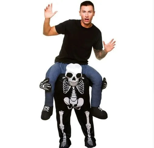 Męski zabawny kostium na Halloween do jazdy | Pluszowy styl Oktoberfest