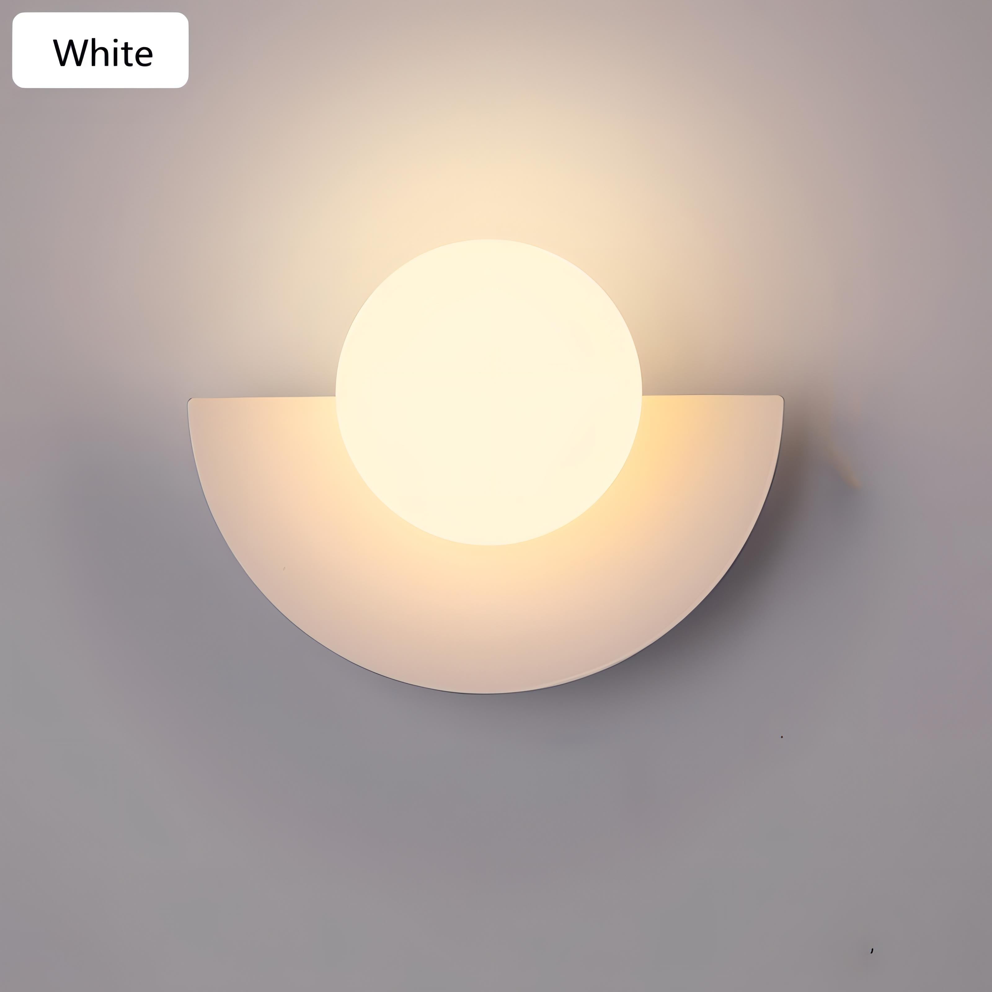 Aplique de pared nórdico LED de metal