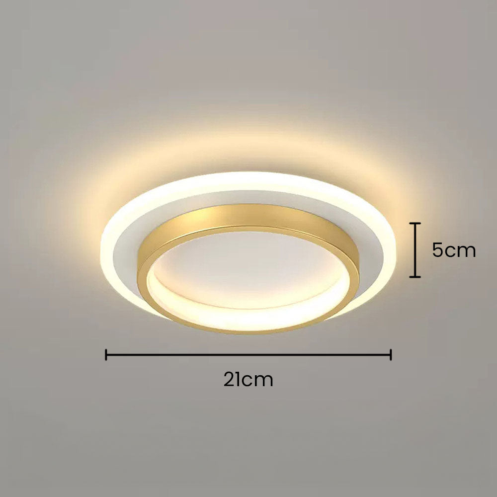 Plafonnier LED Moderne à Montage Affleurant