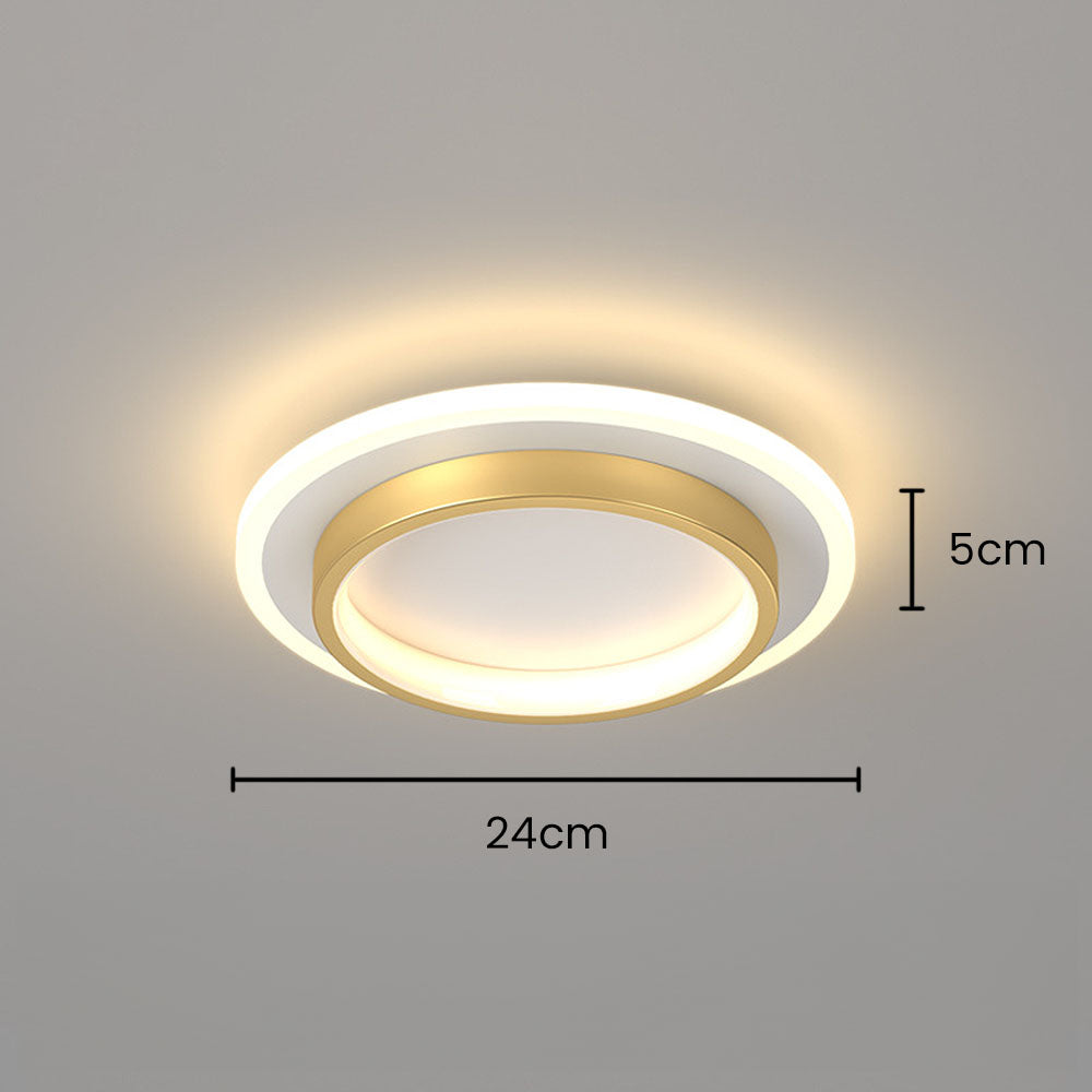 Plafonnier LED Moderne à Montage Affleurant