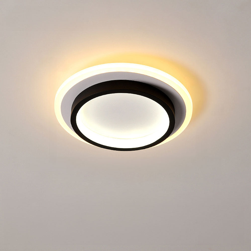 Plafonnier LED Moderne à Montage Affleurant
