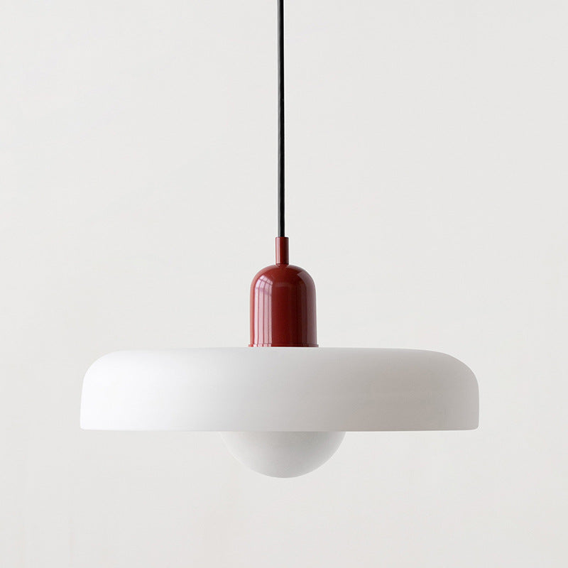 Lampada a sospensione in vetro colorato per case moderne