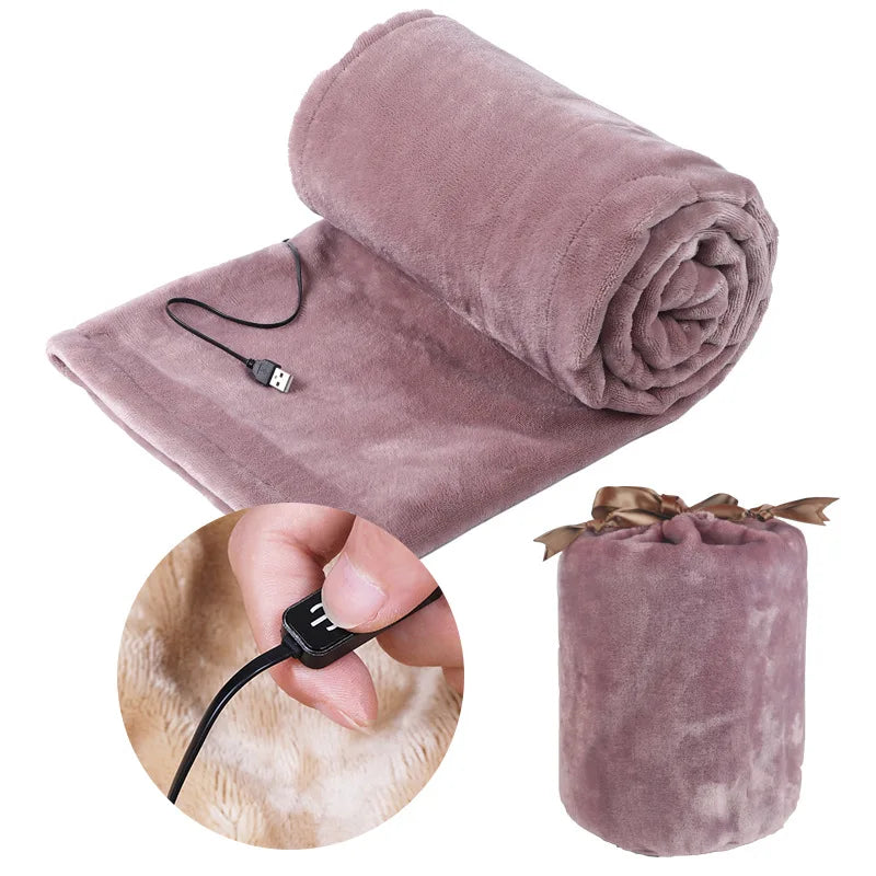 Coperta Elettrica USB Riscaldata Portatile da Viaggio