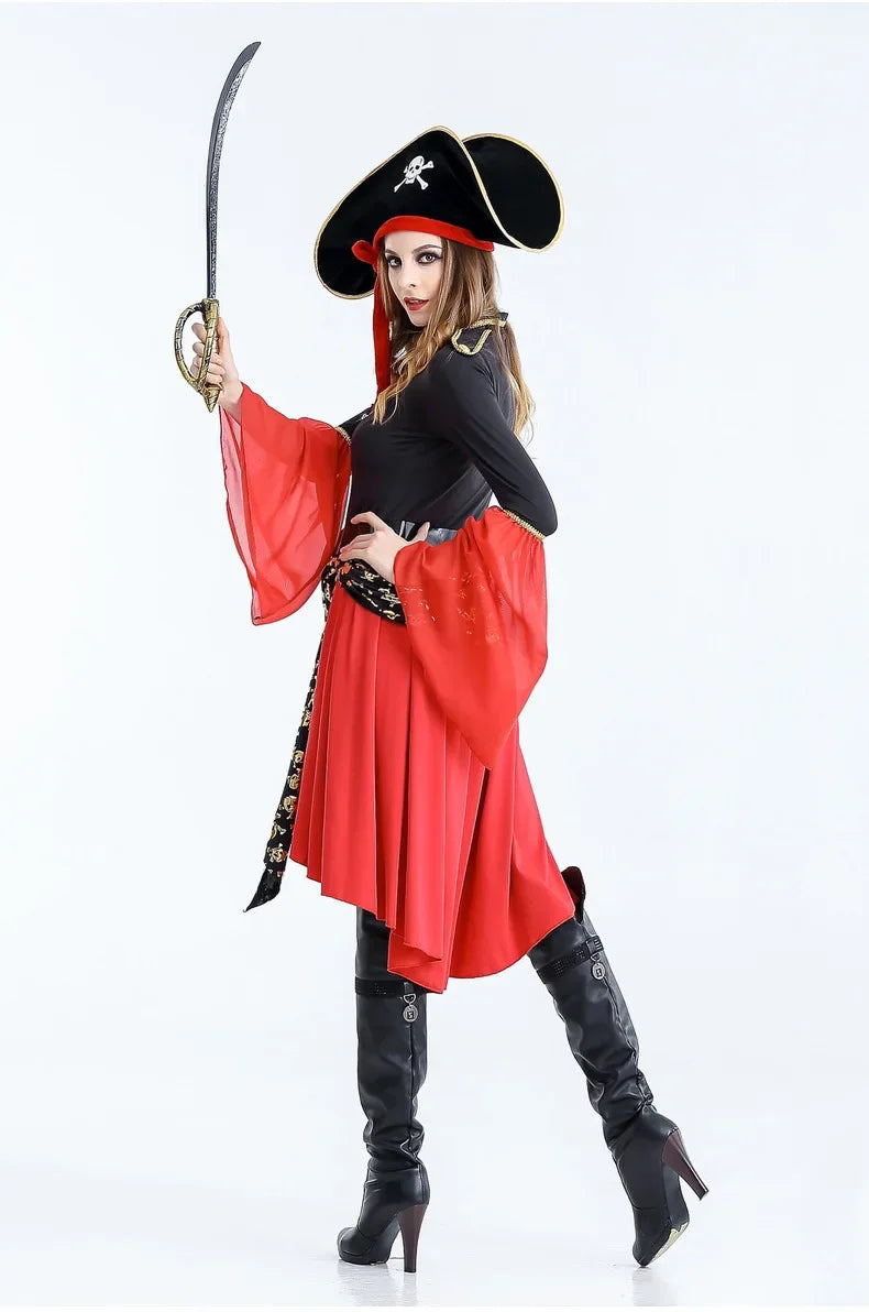 Disfraz de Pirata para Mujer para Halloween | Midi