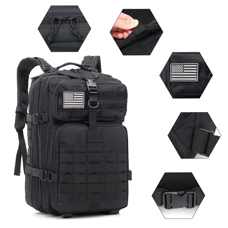 Tactical Backpack 50L Military Outdoor Rucksack