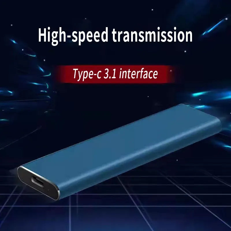 External SSD Portable USB Storage Drive Metal