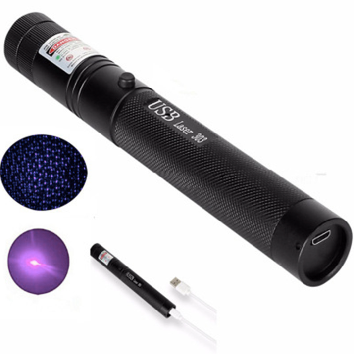 Pointeur laser à longue portée réglable en aluminium