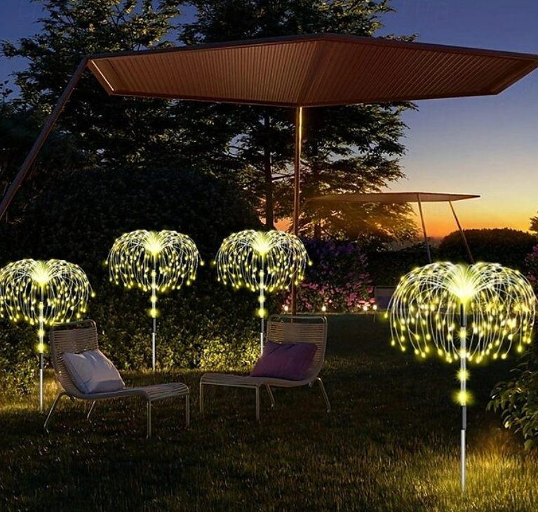 Luces de jardín solares LED para decoración exterior