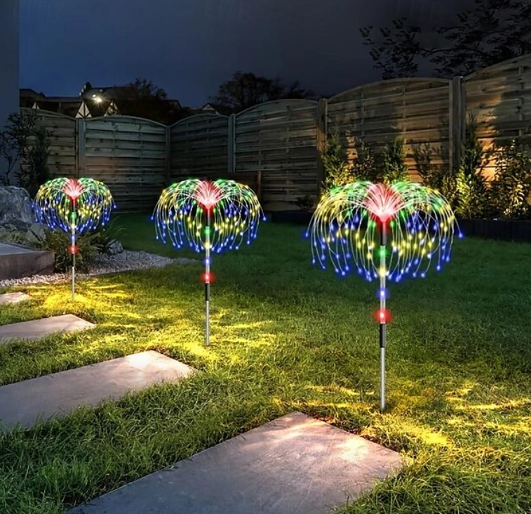 Luces de jardín solares LED para decoración exterior