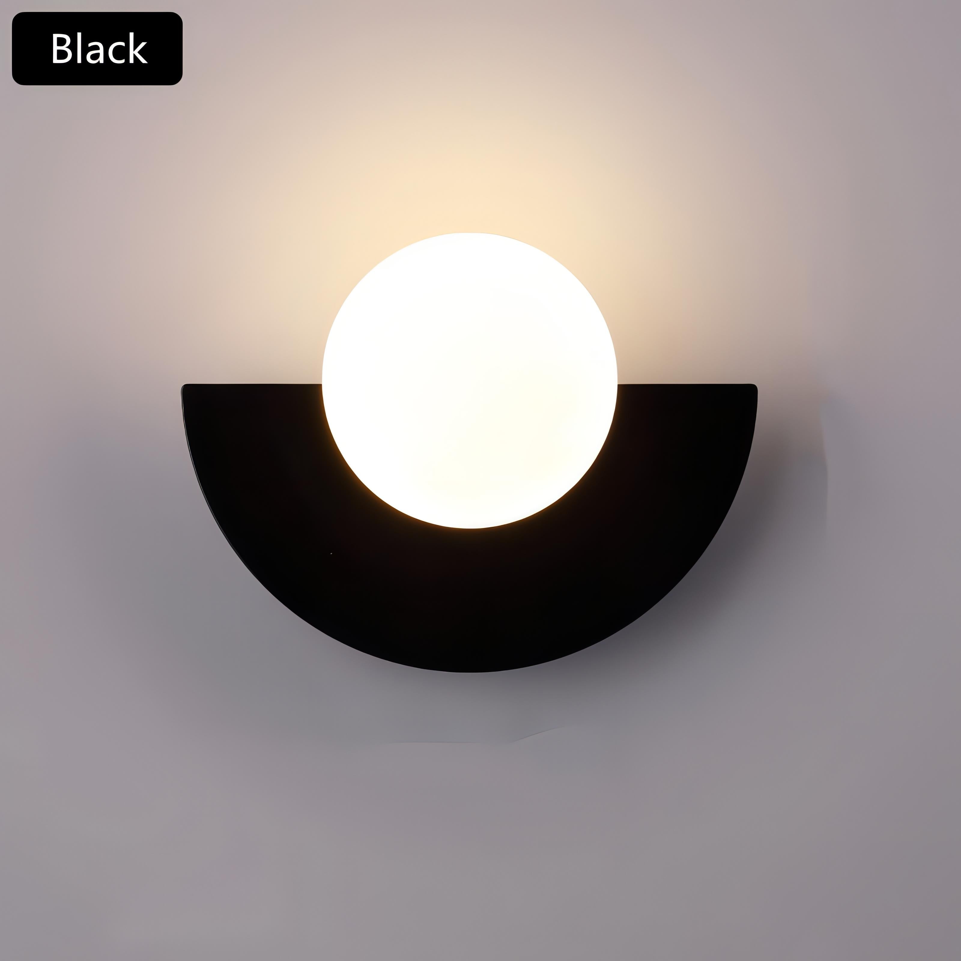 Aplique de pared nórdico LED de metal