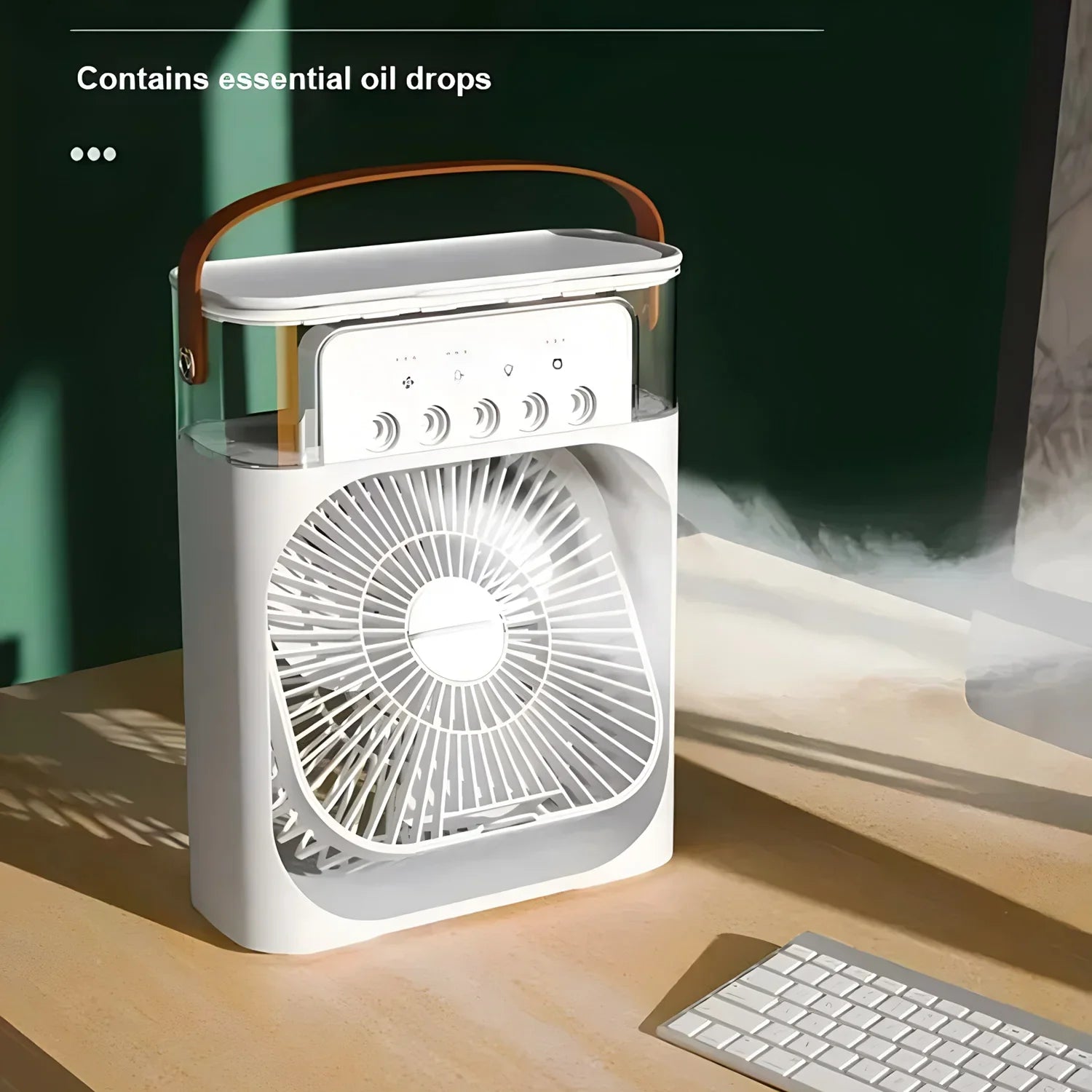 Portable Air Cooler Fan with LED Light