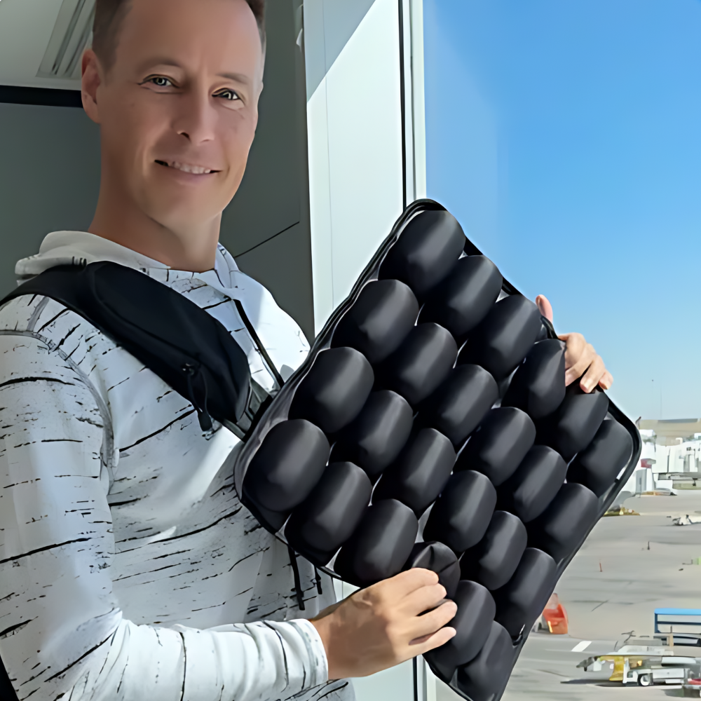 Seat Cushion Pillow Inflatable Lumbar Support Portable