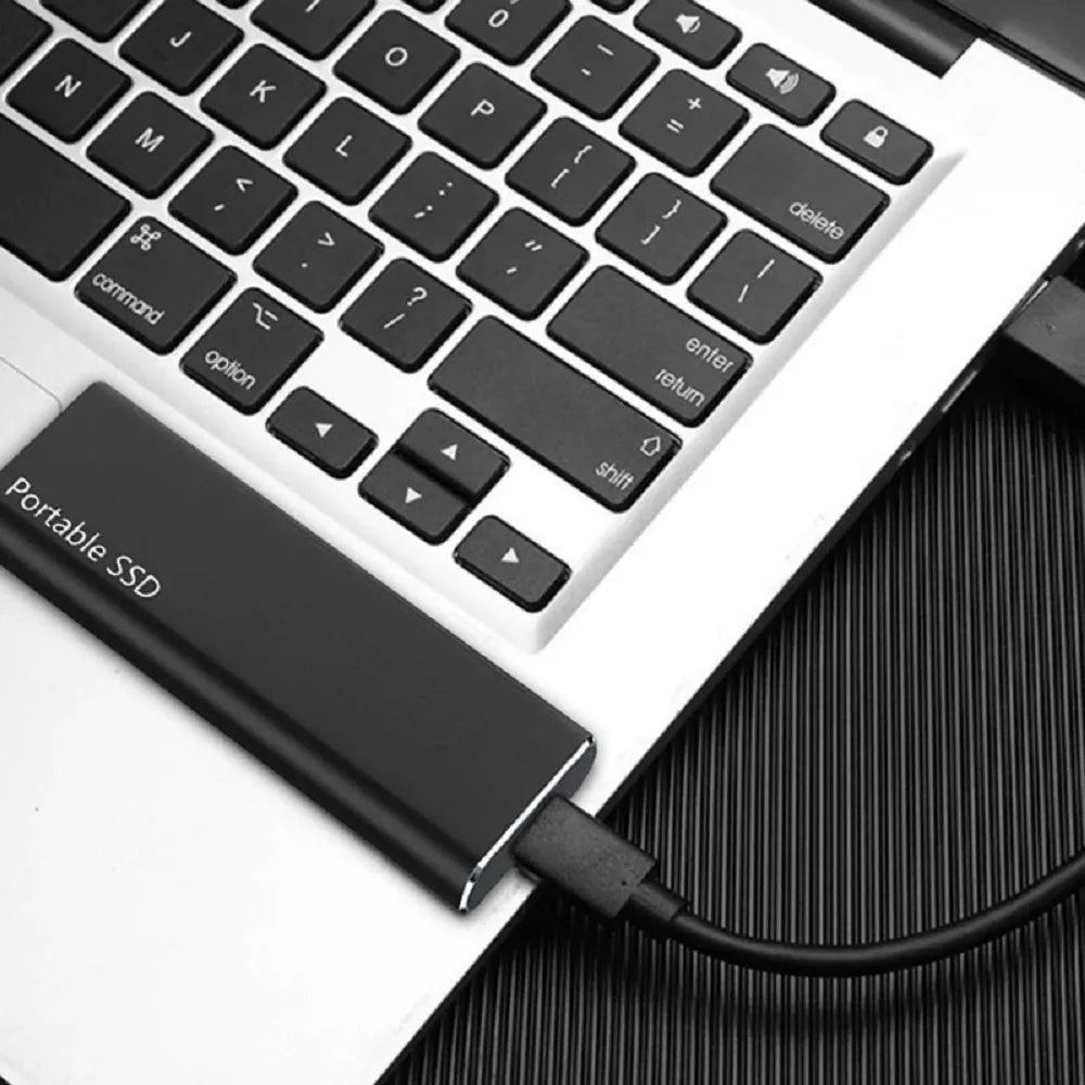 External SSD Portable USB Storage Drive Metal