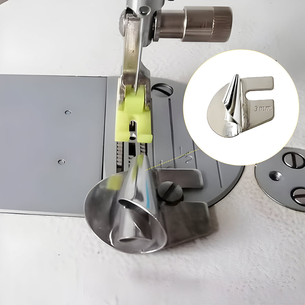 Juego de prensatelas para dobladillos de acero inoxidable para máquina de coser