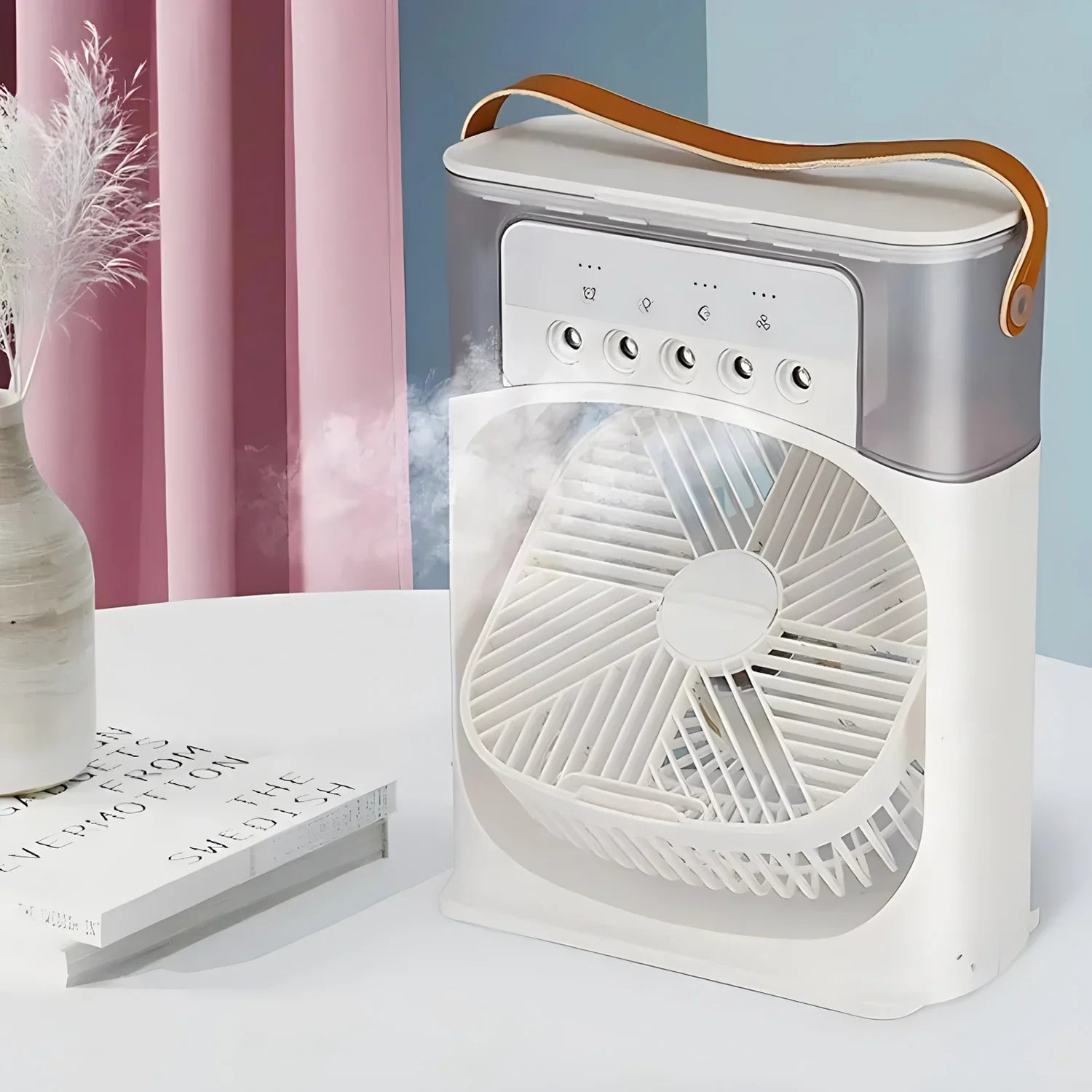 Ventilador enfriador de aire con función de luz nocturna