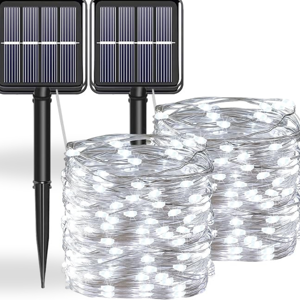 Luci a stringa solari impermeabili da esterno decorazione da giardino a LED