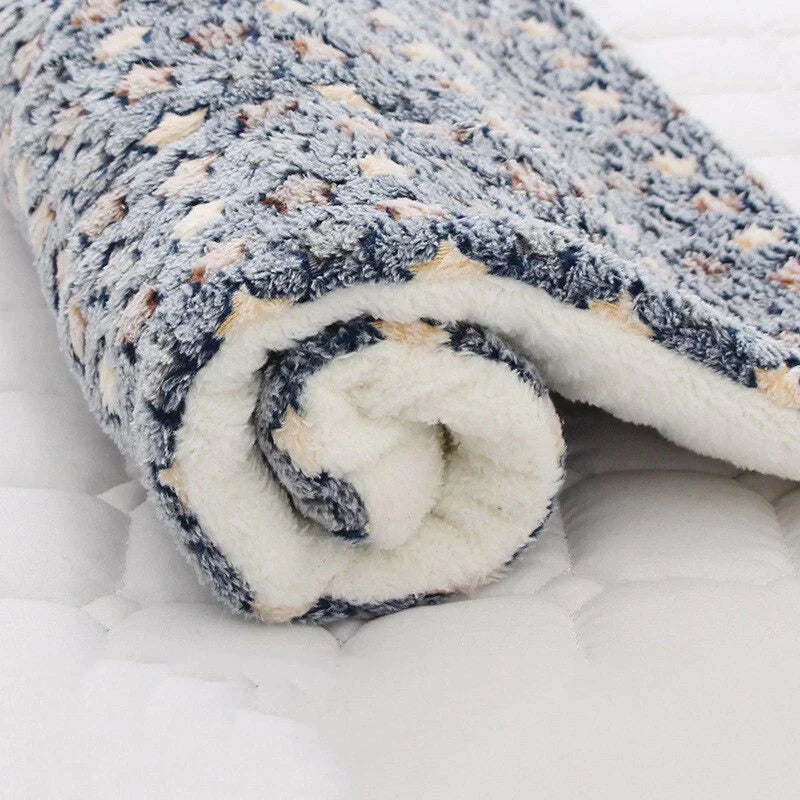 Coperta per cane in peluche lavabile cuscino per animali domestici