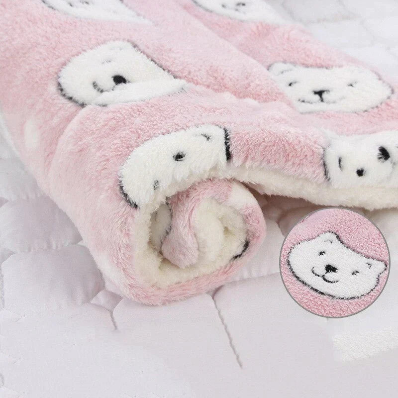 Coperta per cane in peluche lavabile cuscino per animali domestici
