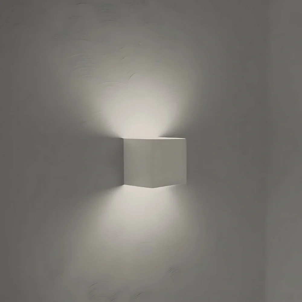 Moderne schwarze Aluminium-Wandleuchte