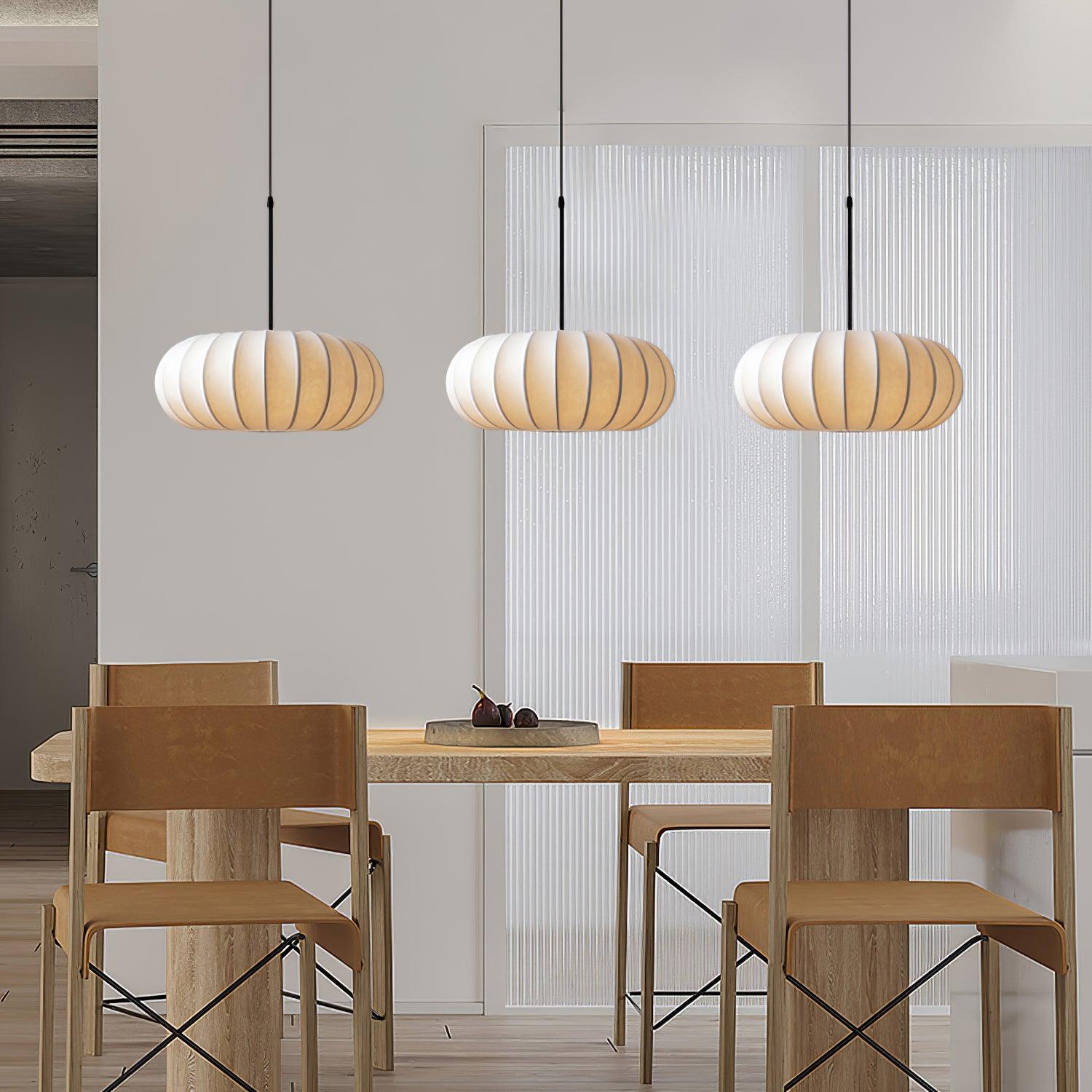 Pendant Light Fabric Minimalist Japanese Style
