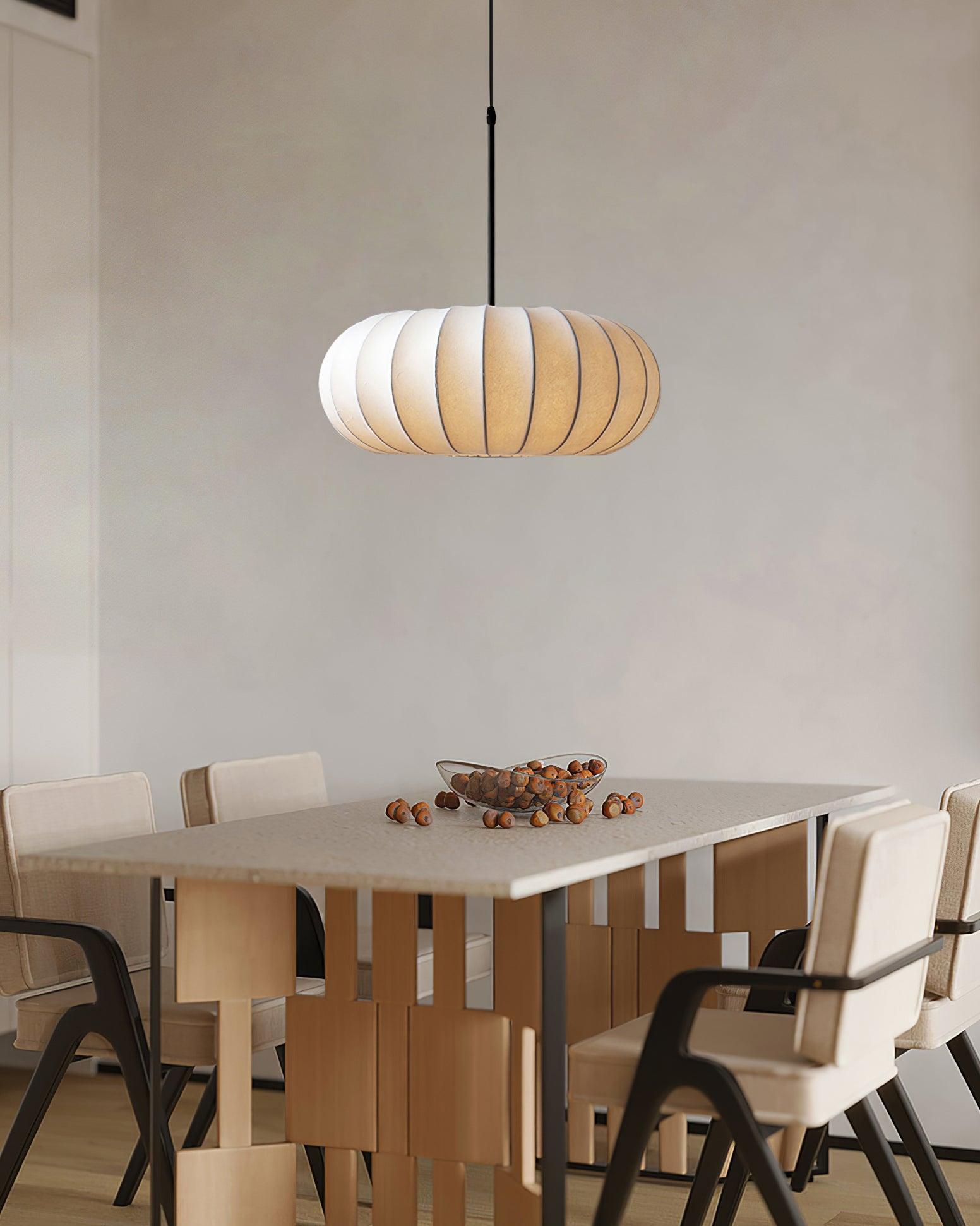 Pendant Light Fabric Minimalist Japanese Style