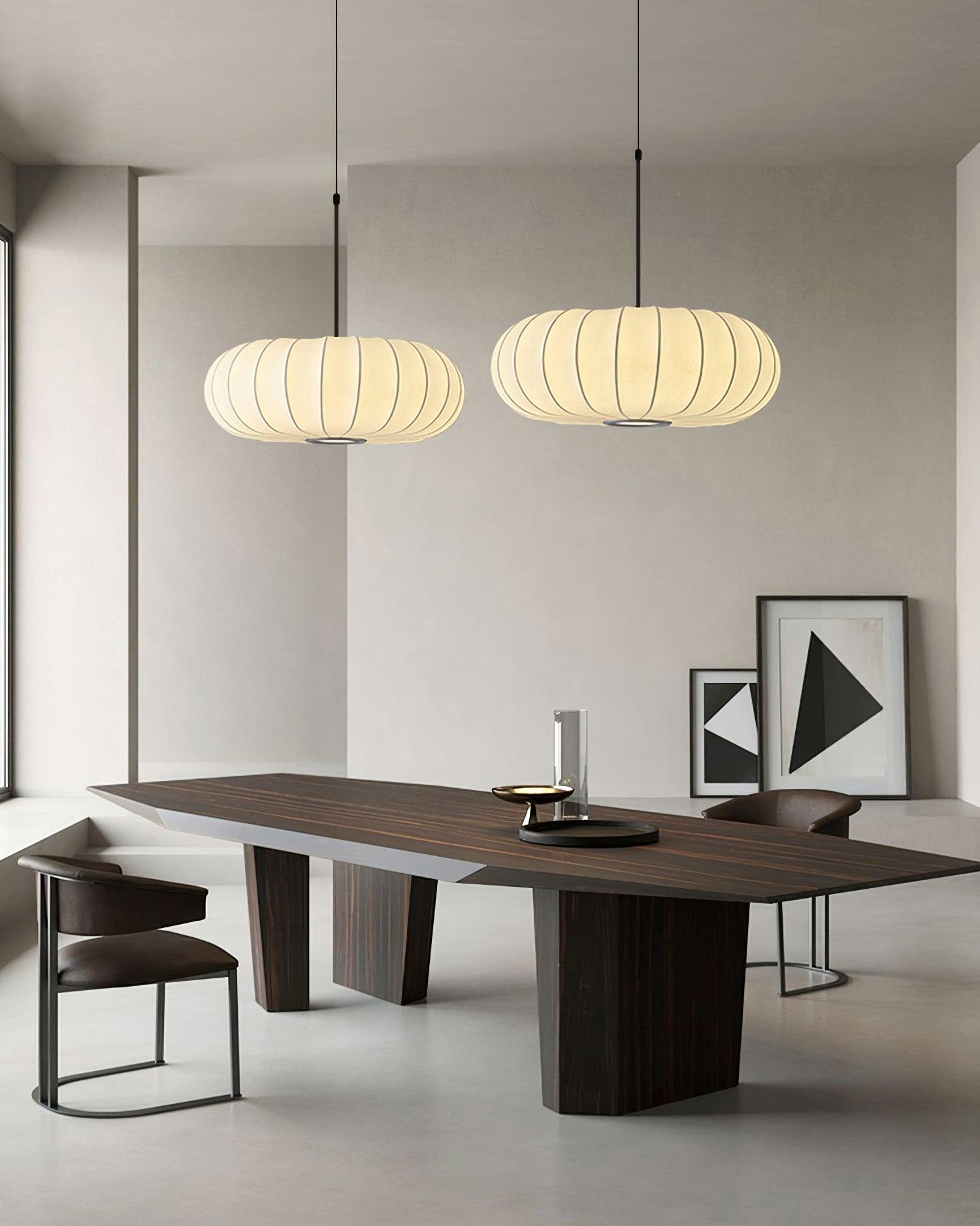 Pendant Light Fabric Minimalist Japanese Style